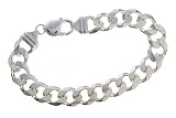 Sterling Silver Cuban Chain Bracelet, 8