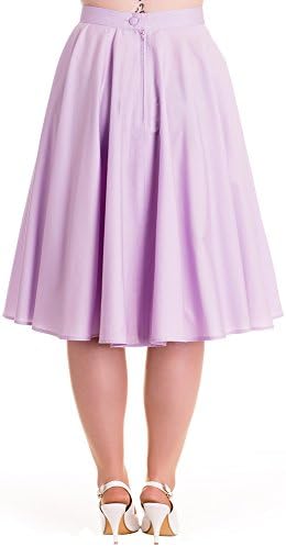 Hell Bunny Paula 50's Skirt (2X, Lavender)
