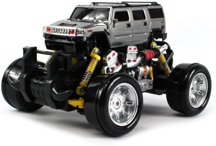 H2 SUV Electric RC Drift Truck 1:18 Scale 4 Wheel Drive Ready To Run RTR, Working Spring Suspension, Perform Various Drifts (Colors May Vary)
