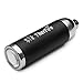 ThorFire LED Keychain Flashlight Mini Pocket EDC Light Torch Tail Click Switch Zoom Adjustable Focus Battery Included, Black KL01