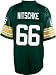 Ray Nitschke Green Bay Packers Youth Green 1966 NFL Replithentic Embroidered Throwback Football Jers (M=10-12)