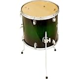 Mapex M Birch Fade Floor Tom, 17 In Black Forest Green