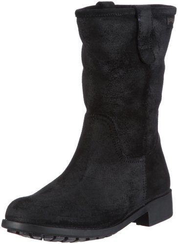 Camper 1912 46483-001, Damen Stiefel, Schwarz (Waxy Negro (Fur)/Doc Negro -1), EU 41