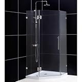 Dreamline SHEN-22383810-01 NEOLUX Neo-Angled 38x38 Frameless Shower Enclosure, Chrome