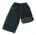 Bright Bots Flying Story Baby Roll Up Trousers in soft cotton Denim size 12-18 months