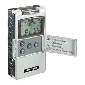 EMS 7500 Digital 3 Mode Electronic Muscle Stimulator TENS Device