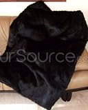 Dyed Rabbit Fur Blanket / Fur Throw