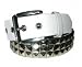 MENS/WOMENS METAL STUDDED WHITE PUNK BELTS 30" TO 44"