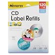 CD White Matte Labels 120 Pack