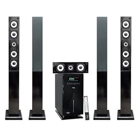5000 Watt Wireless Optical Coaxial Home Audio System