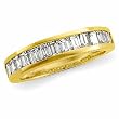 14K Yellow Gold Diamond Wedding Band Duo - Lady's Ring - 1.00 Ct.