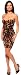 FITTED RUCHED SEXY LEOPARD STRAPLESS PARTY MINI DRESS image 6