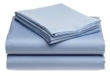 Pike Street 350-Thread-Count King Sheet Set, Light Blue