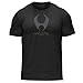 stacked tri-blend crew - vintage black/gun metal - MD