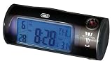 TREVI 3024 Black Projection Alarm Clock with Temprature and Day Date Display