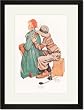 Black Framed/Matted Print 17x23, The PAINTER