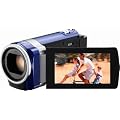 JVC GZ-HM445AEU Full-HD Camcorder (6,9 cm (2,7 Zoll) Display, 1,5 Megapixel CMOS, 40x optische Zoom, HDMI, SDXC-Kartenslot) blau