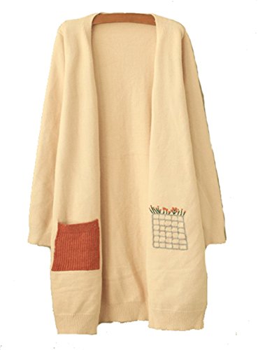 (フアングー)huanggu 緩いニット 長袖シャツ セーター コート 保温 トップス トレンディ 秋物 秋冬 ロング カジュアル 切り替えワンピース チュニック ニット レディース ニットワンピース