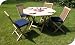 Teak Patio Set with Octagonal Table