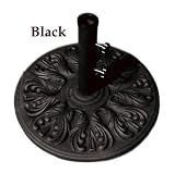 75 lb. European Patio / Market Umbrella Stand / Base - Black