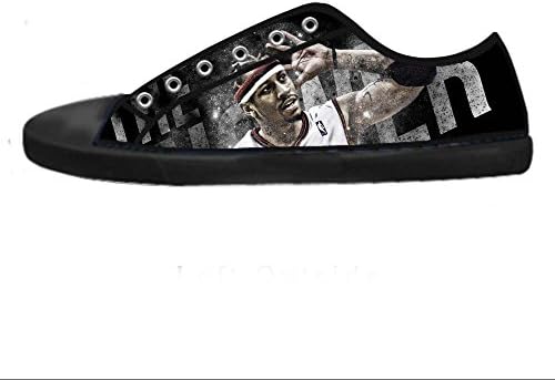 LeonBin Custom Allen Iverson Canvas Shoes For Women Casual Sneaker