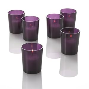 Purple Scented Candles for Romance