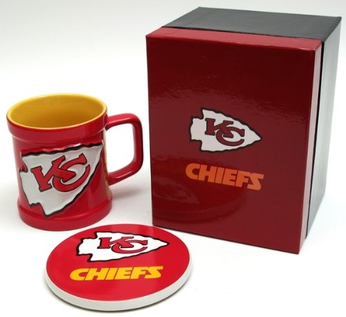 NFL Kansas City Chiefs Gift Set ~ Mug and Coaster
