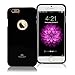 GOOSPERY Pearl Jelly for Apple iPhone 6S Plus Case (2015) iPhone 6 Plus Case (2014) Slim Thin Rubber Case (Black)