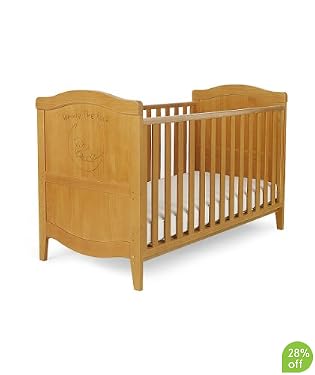 Mothercare Winnie the Pooh Cot Bed - Vintage