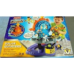 PLANET HEROES - Fisher Price - VOICE COMM - SOLAR QUARTERS - HQ/Headquater Command Center - Super Deluxe Playset - Talking & Music & Sound Effects & Light Up - incl. Bonus DVD Volumen 2 (RG1 in englisch) - OVP