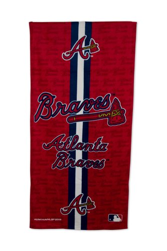 Atlanta Braves Fiber Reactive Beach Towel