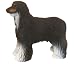AFGHAN HOUND Black and White DOG Stands Figurine DF28A
