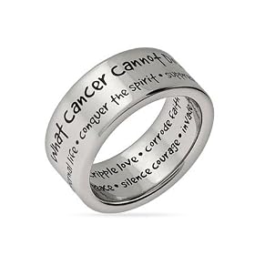 What Cancer Cannot Do Stainless Steel Ring - 5