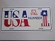 USA It's Still Number 1 License Plate