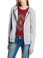 Cross Jeans Sudadera con Cierre (Gris Jaspeado)