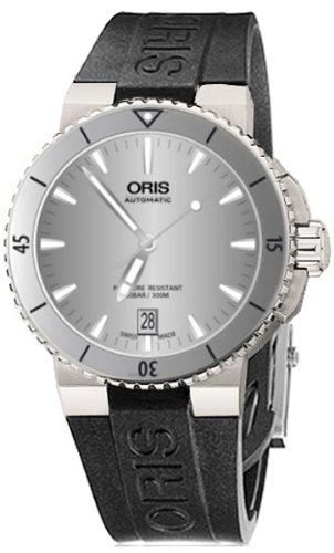 NEW ORIS AQUIS DATE MENS DIVERS WATCH 733 7676 41 41 RS