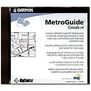Garmin MapSource MetroGuide Canada v.4.0 Maps/Traveling - Handheld