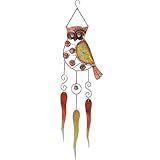 Windchimes Glass Owl - Regal Art #10068