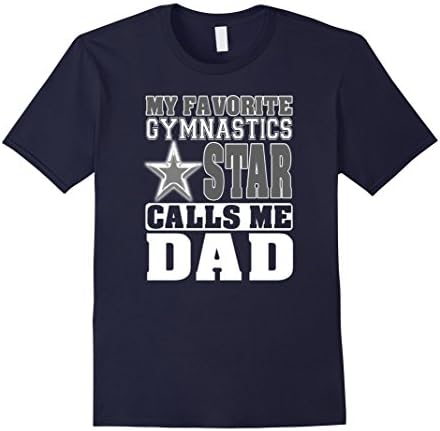 ON SALE | Premium MY GYMNASTICS STAR CALLS ME DAD T-SHIRT - Male 2XL - Navy
