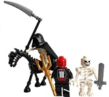 Lego Devil, Skeleton & Reaper with Black Skeletal Horse (rare)
