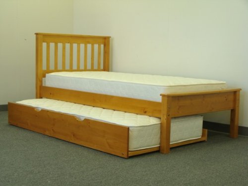 Bed Twin size with Trundle in Honey