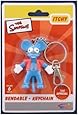Simpsons Itchy & Scratchy Itchy the Mouse Bendable Keychain