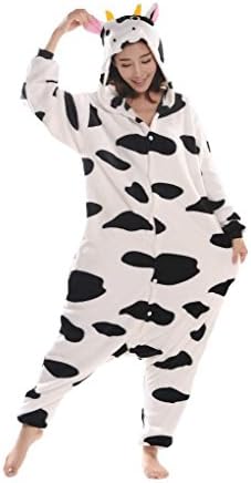 Purple Vinee Cartoon Cosplay Halloween Costume Pajamas Onesies Cow S