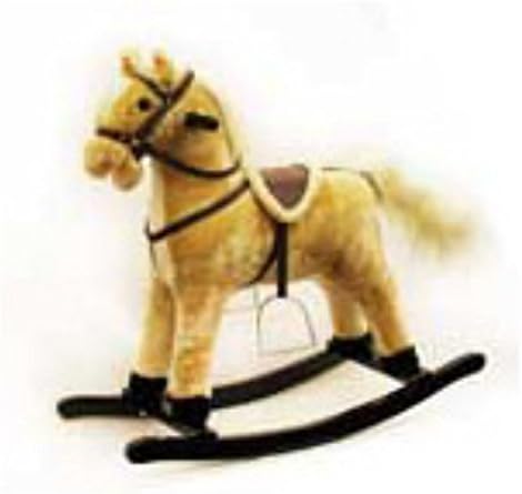 PonyLand Toys Soft Plush Animated Rocking Horse