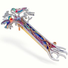 Tree of Life with Doves Mezuzah