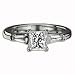 1.21 E/F VVS SI1 PRINCESS DIAMOND RING CERTIFIED