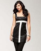 Colorblock Square Neck Sheath Dress