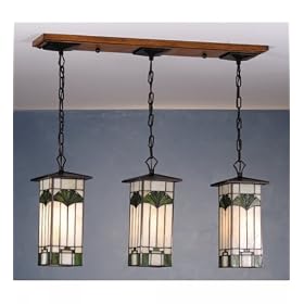 35 Inch L Ginkgo 3 Lt Lantern Pendant Ceiling Fixture by 35
