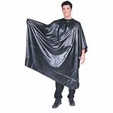 Scalpmaster Super Vinyl Cape 54" x 66" Velcro Black (Pack of 2)