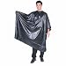 Scalpmaster Super Vinyl Cape 54" x 66" Velcro Black (Pack of 2)